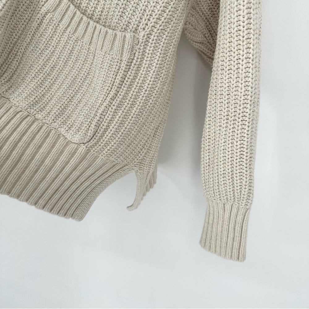 Aerie Cozy Cream Cardigan Sweater, Medium - Picture 5 of 9